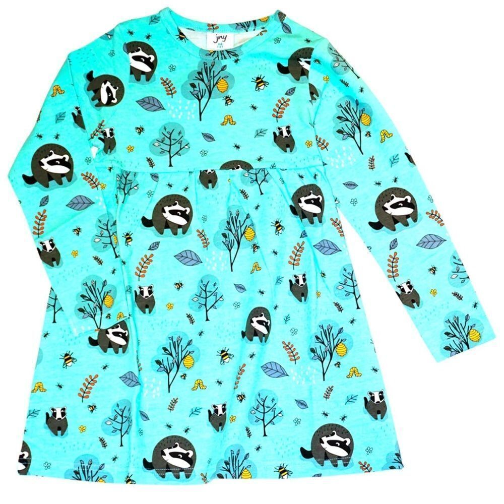 JNY Aqua Animal Print Dress Sz 116cm